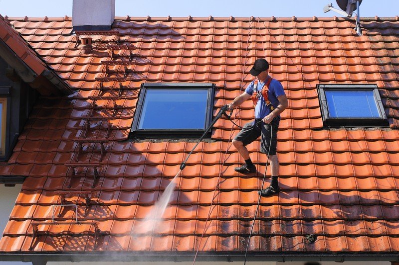 Professional Bellevue moss roof cleaning in WA near 98004